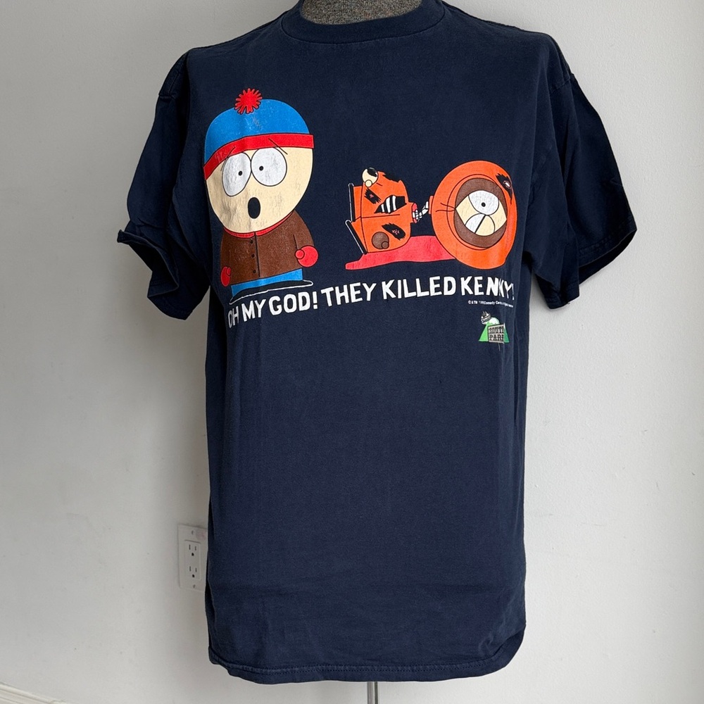 South Park Killed Kenny 1998 Navy Blue T-Shirt